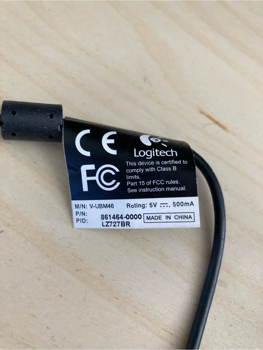Logitech USB Webcam with Carl Zeiss Lens QuickCam Pro 9000